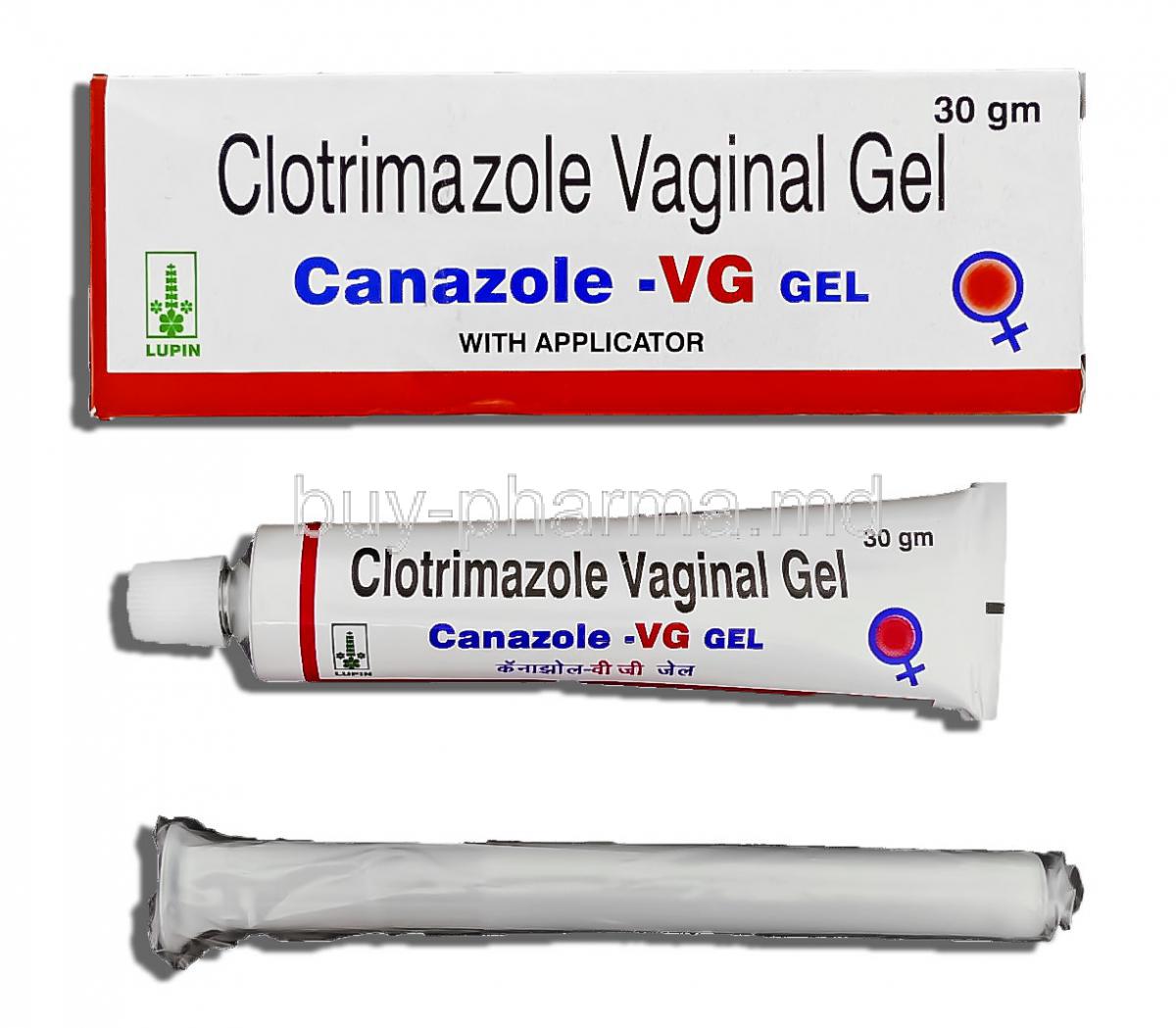 Candid-V, Clotrimazole 1% Vaginal Gel (Glenmark)