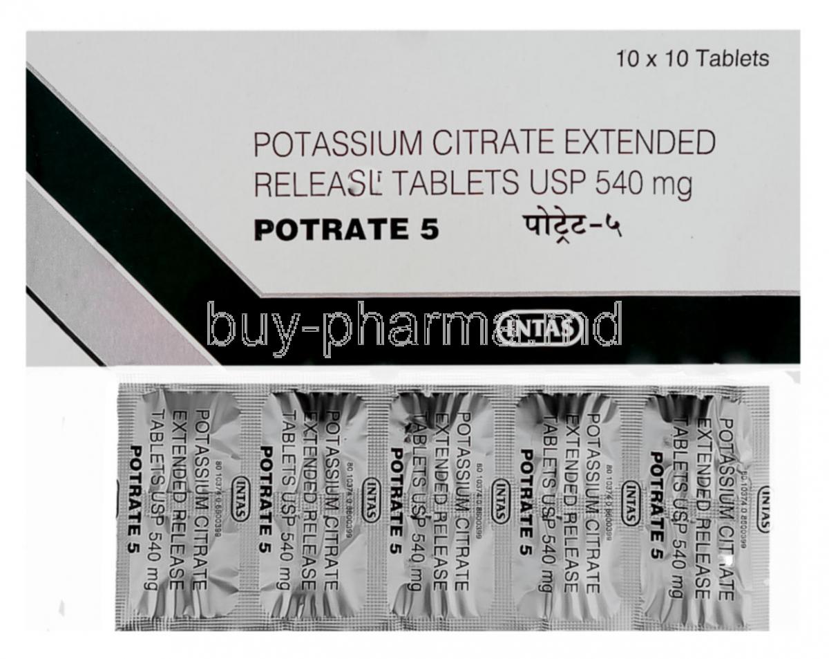 Generic  Urocit-K, Potassium Citrate  Tablet