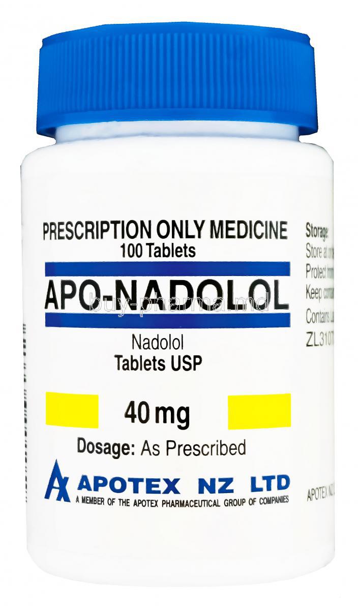 Apo-Nadolol, Nadolol 40mg Bottle