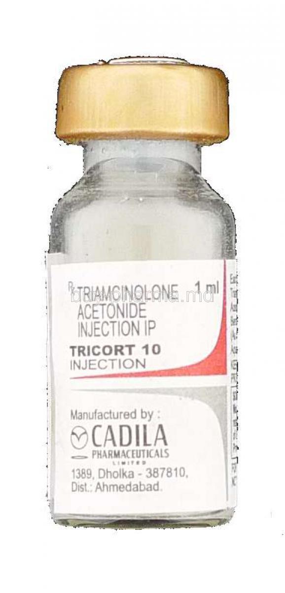 Tricort, Generic  Kenacort Injection, Triamcinolone Acetonde 10 mg