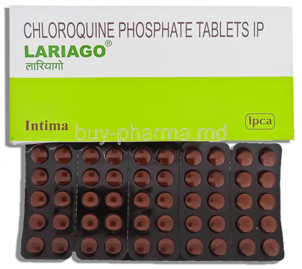 Lariago, Chloroquine Sulphate 250 Mg Tablet (Ipca)