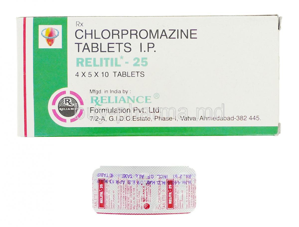 Relitil, Chlorpromazine