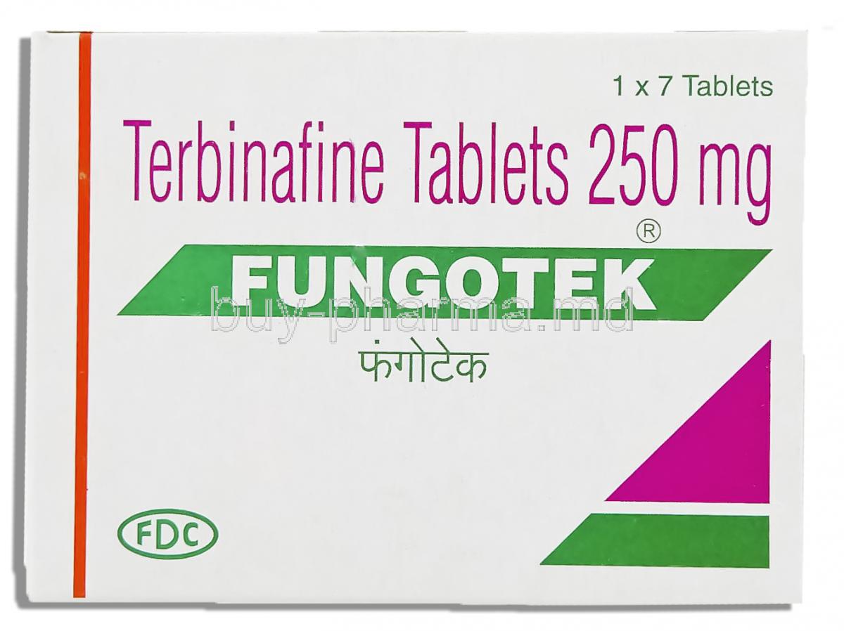 Fungotek, Terbinafine 250 Mg Tablet (Fdc)
