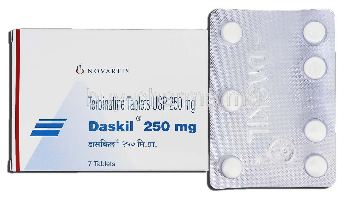 Daskil, Terbinafine 250mg, Tablet