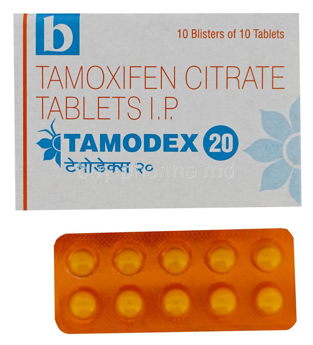 Tamodex, Tamoxifen 20mg