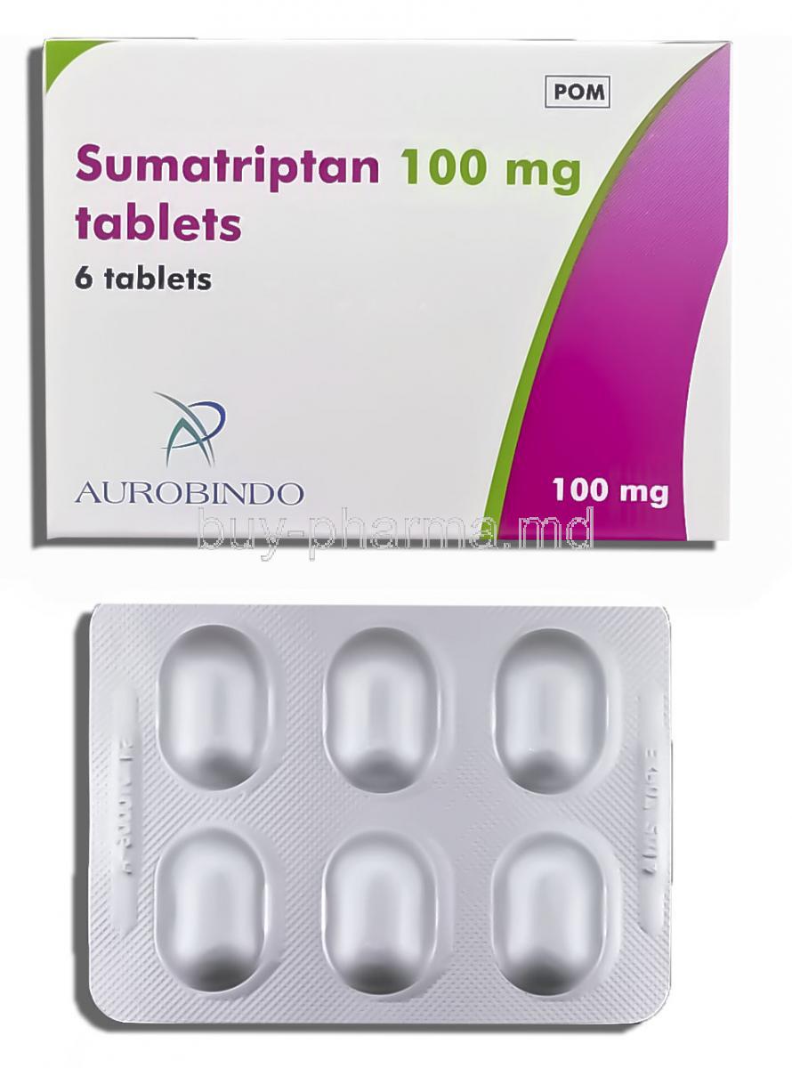 Sumatriptan, Sumatriptan 100 mg