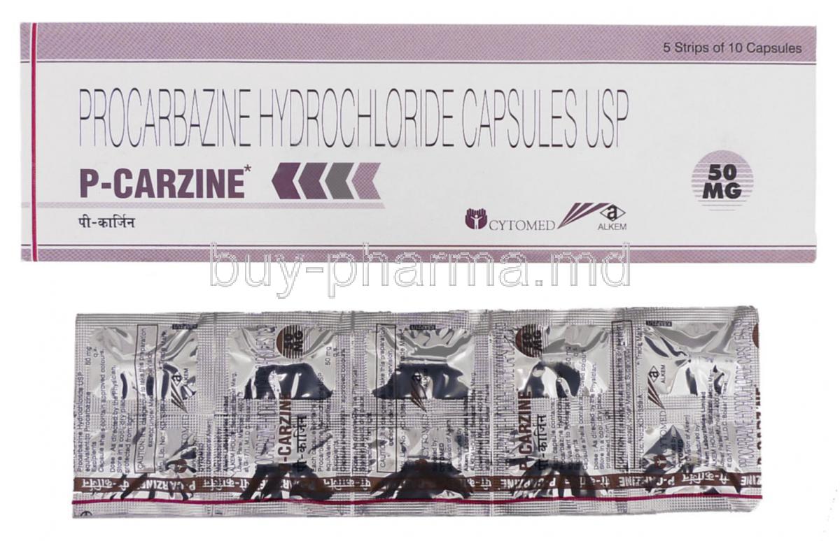 P-Carzine, Procarbazine 50 mg