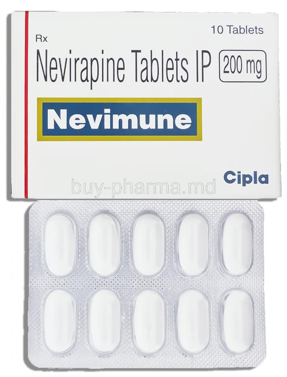 Nevimune, Nevirapine 200 mg