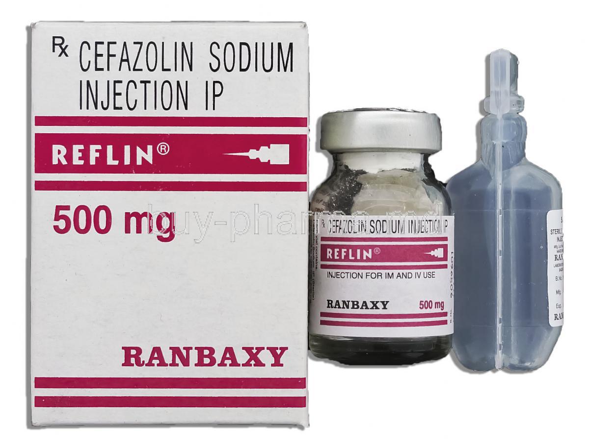 Reflin, Generic Cefazolin, Cefazolin Sodium 500mg, Injection