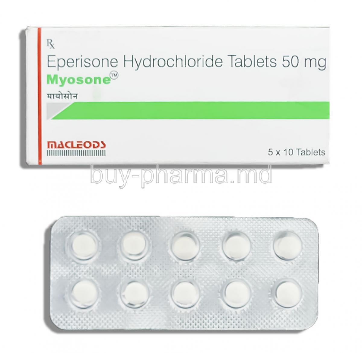 Myosone, Eperisone 50 mg