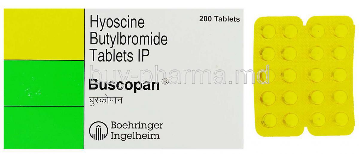 Buscopan,  Hyoscine Butylbromide