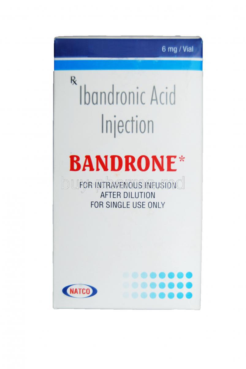 Bandrone, Generic Boniva, Ibandronic acid 6mg Injection