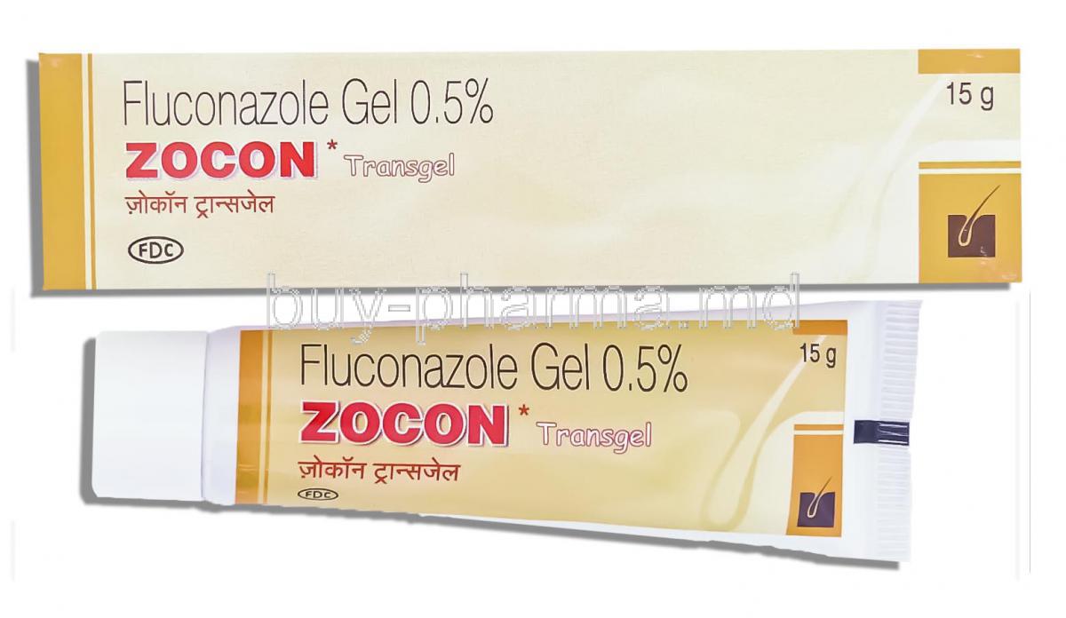Zocon, Fluconazole 0.5 % 15 Gm Gel (FDC)