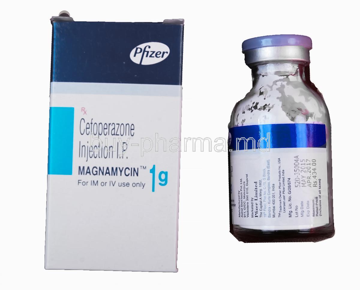 Magnamycin, Cefoperazone 1gm Injection