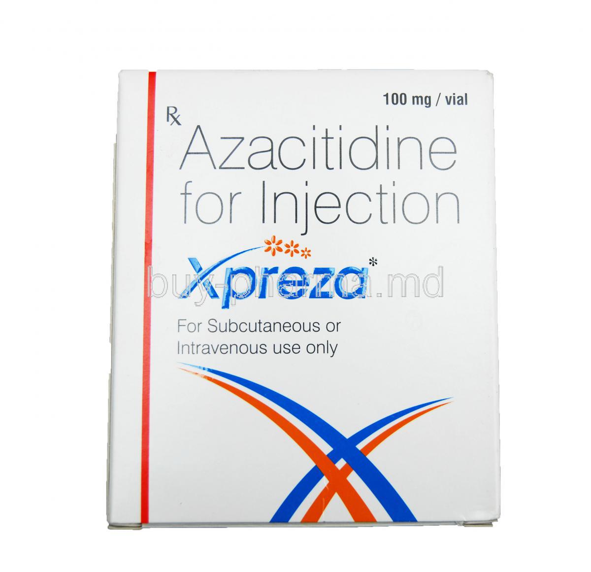 Xpreza, Generic Vidaza, Azacitidine 100mg vial