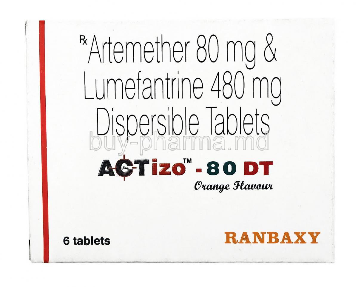 Actizo, Artemether/ Lumefantrine 80mg
