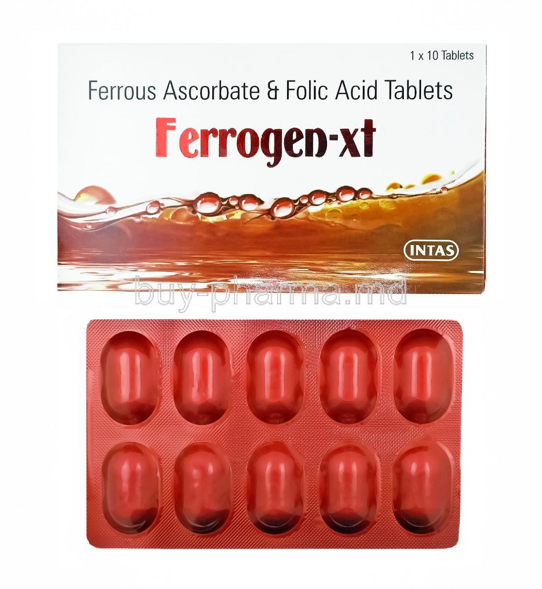 Ferrogen - XT, Elemental Iron and Folic Acid