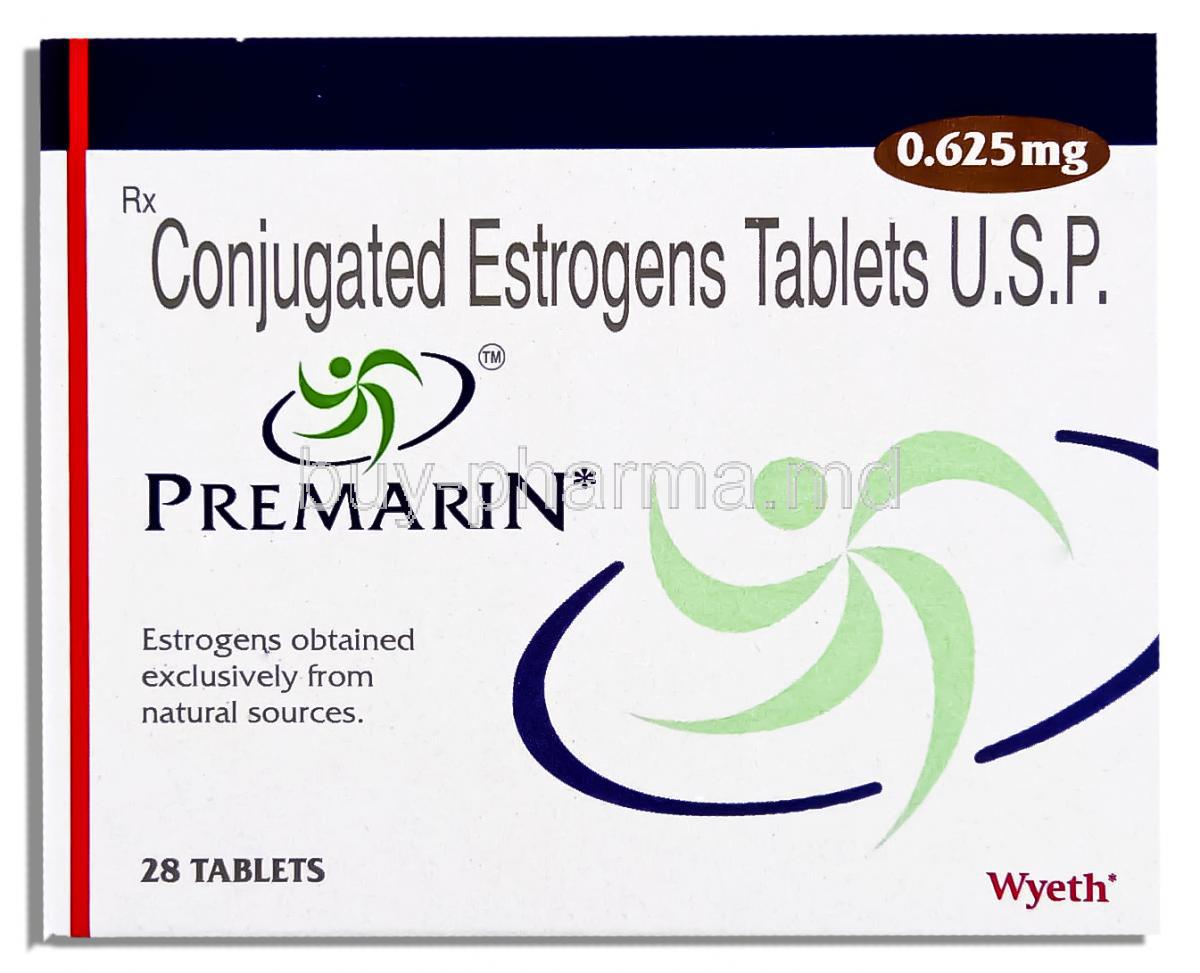 Premarin, Conjugated Estrogens 0.625 mgTablet (Wyeth)