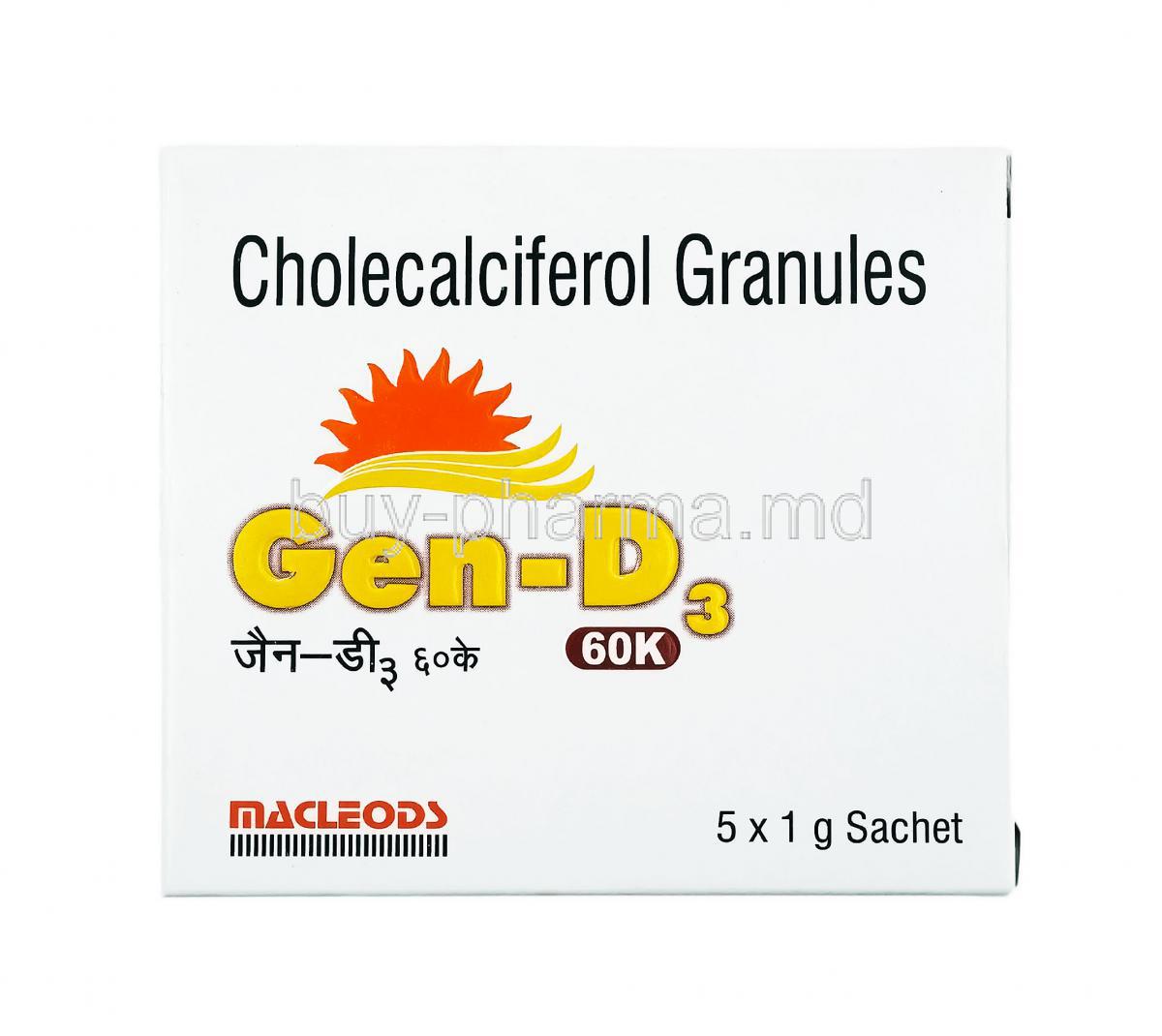 Gen D3, Cholecalciferol