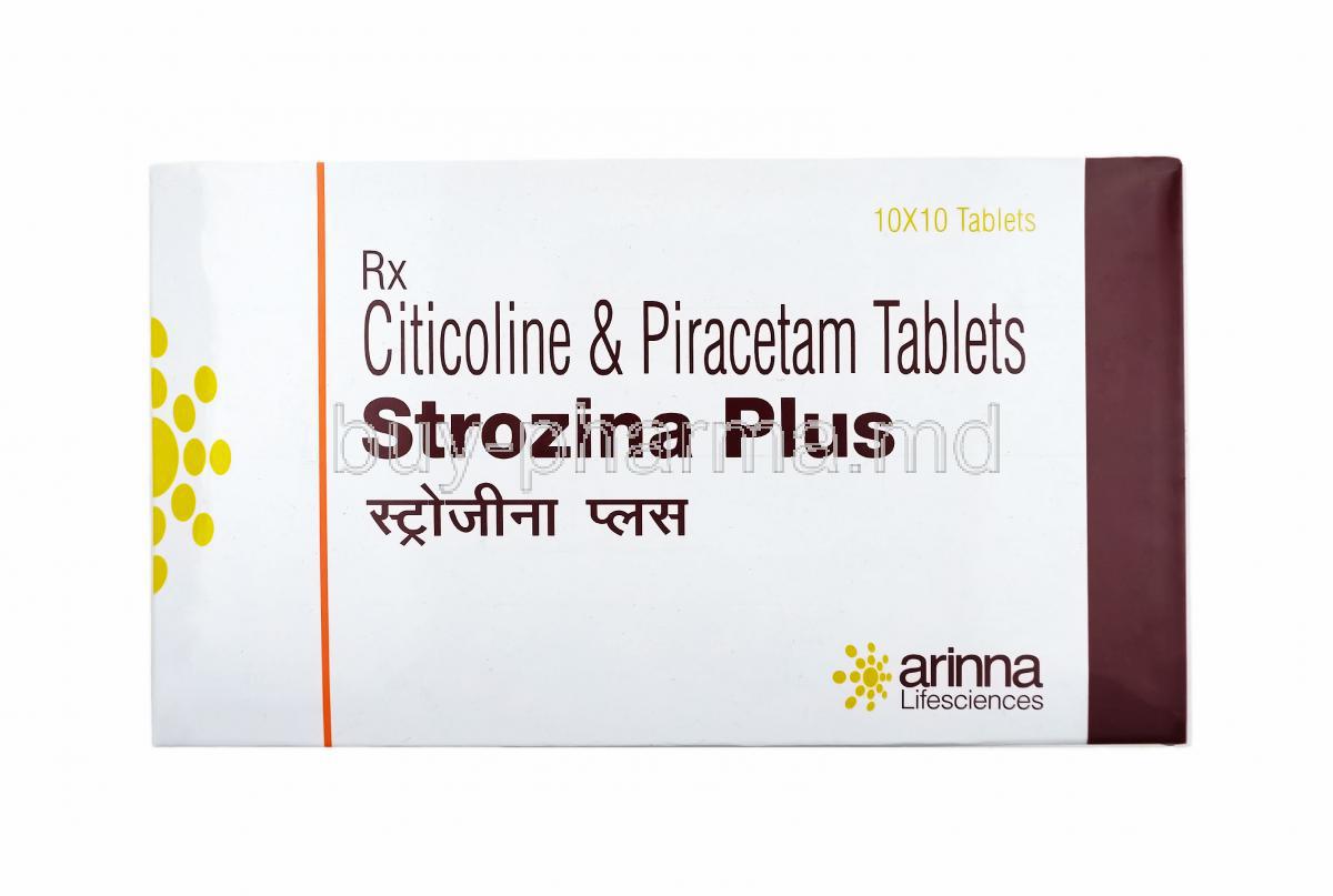 Strozina Plus, Citicoline and Piracetam