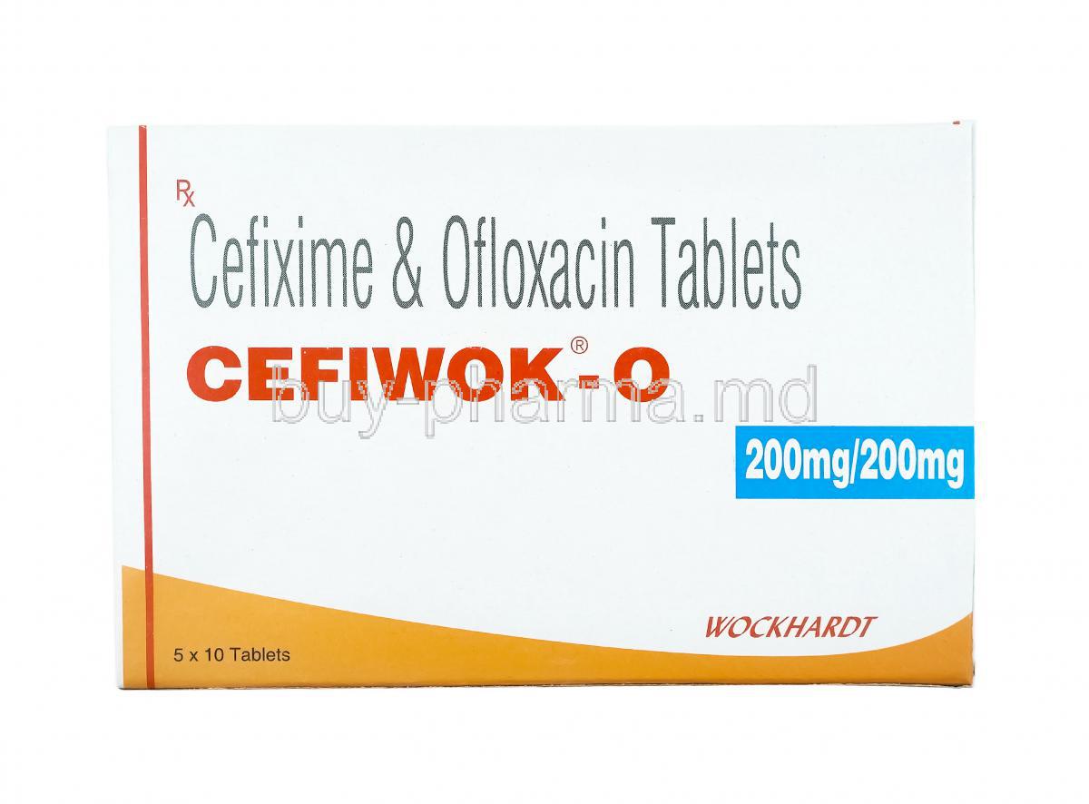 Cefiwok O, Cefixime and Ofloxacin