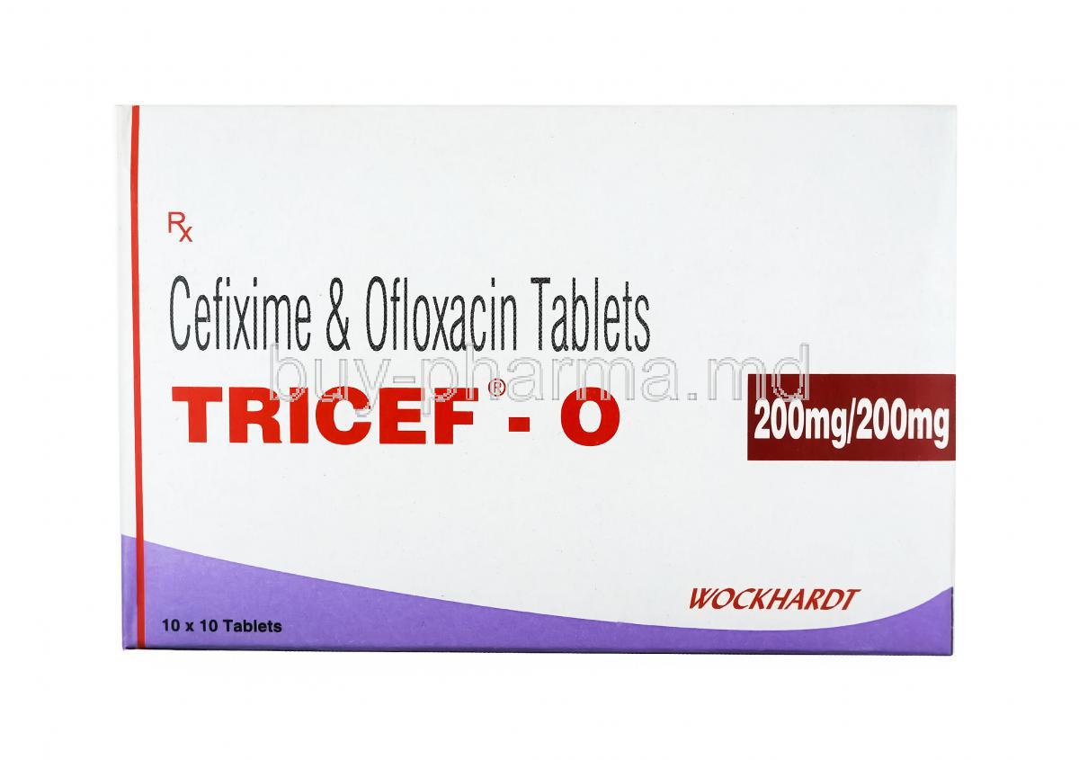 Tricef O, Cefixime and Ofloxacin