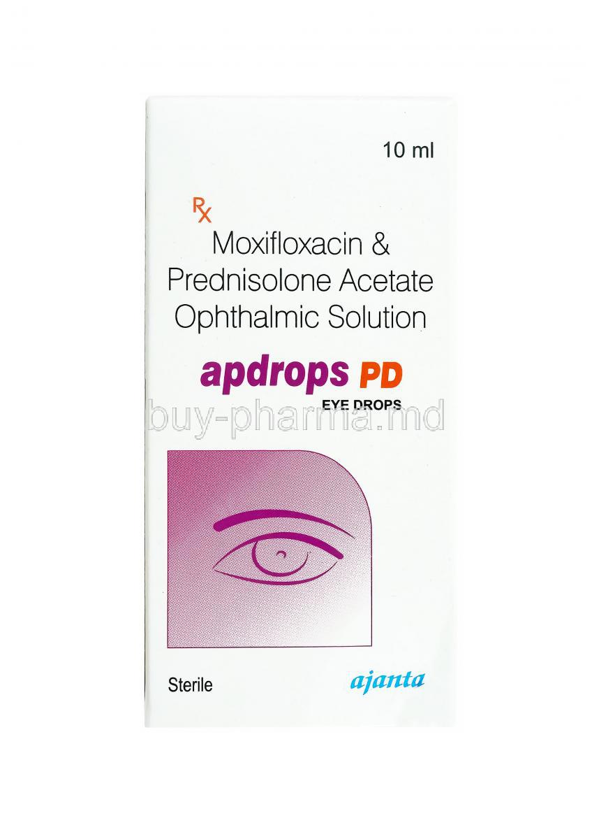 Apdrops PD Eye Drop, Moxifloxacin and Prednisolone