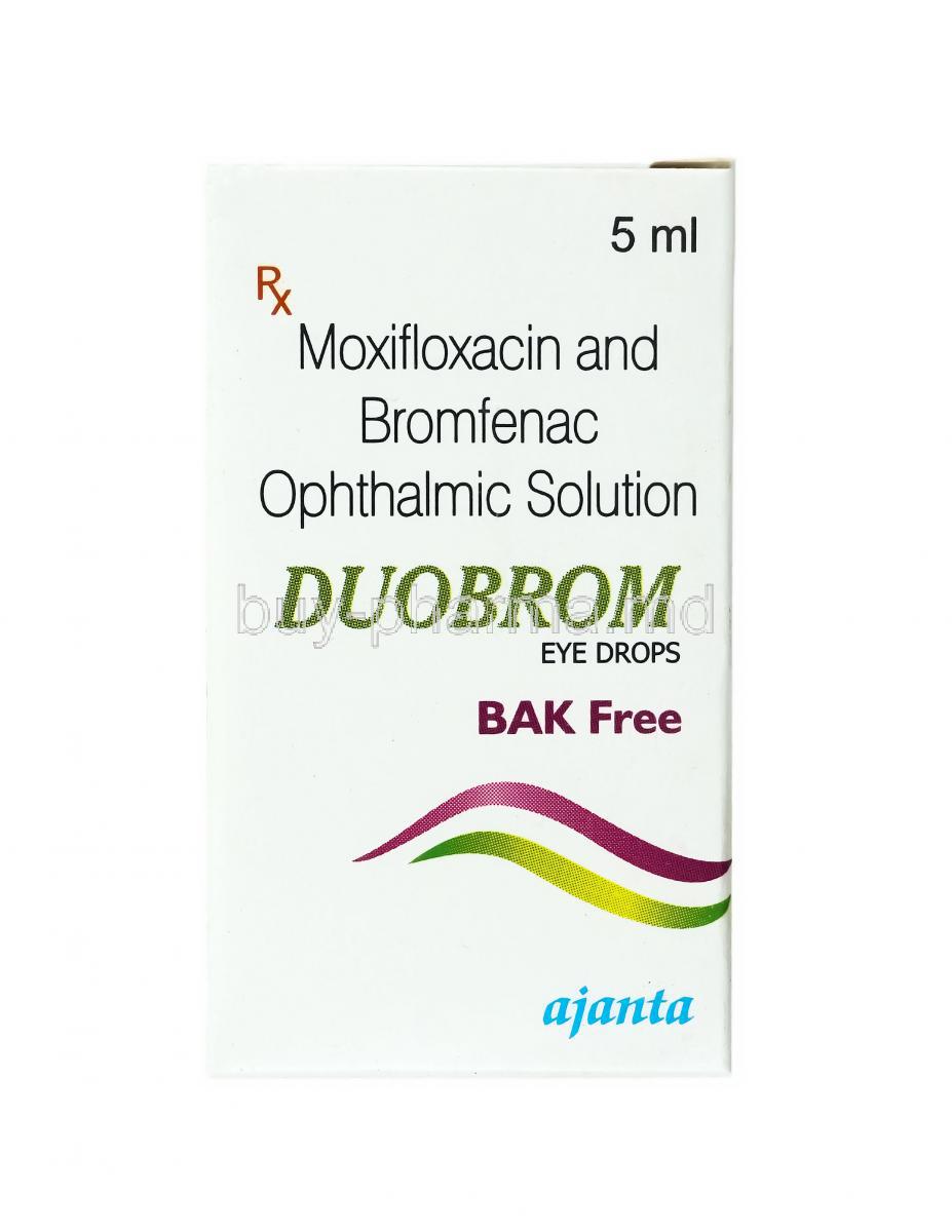 Duobrom Eye Drop, Bromfenac and Moxifloxacin