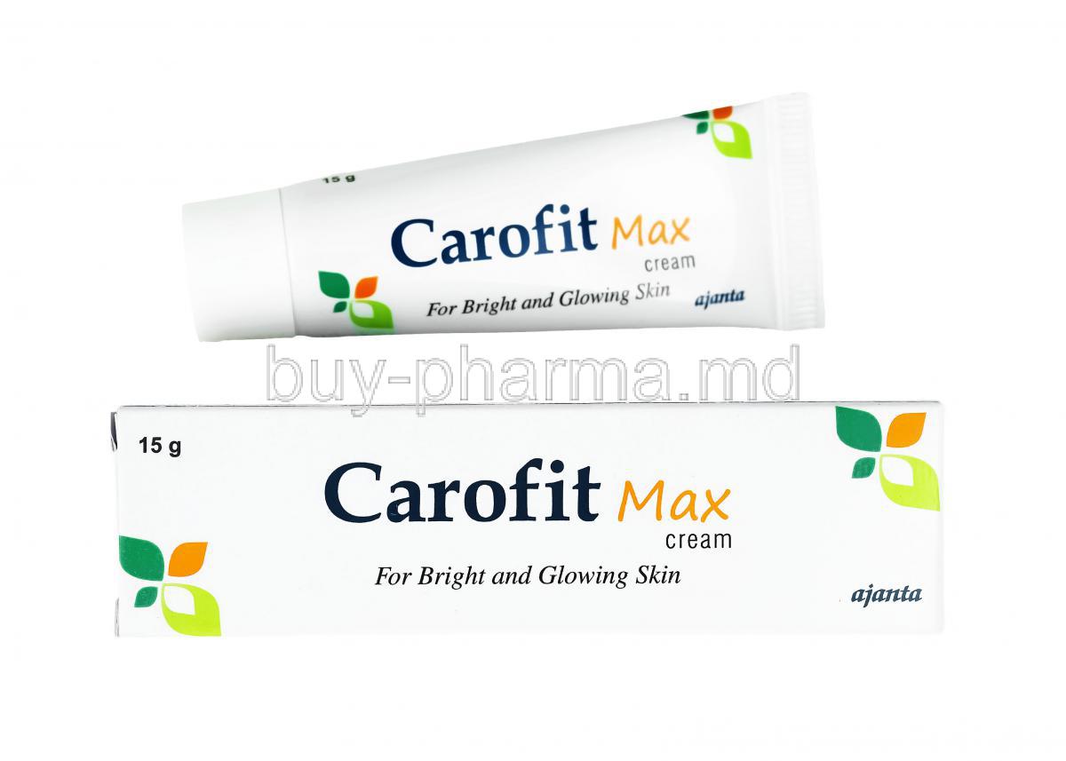 Carofit Max Cream, Arbutin, Kojic Acid, Magnesium Ascorbyl Phosphate and N-acetylglucosamine