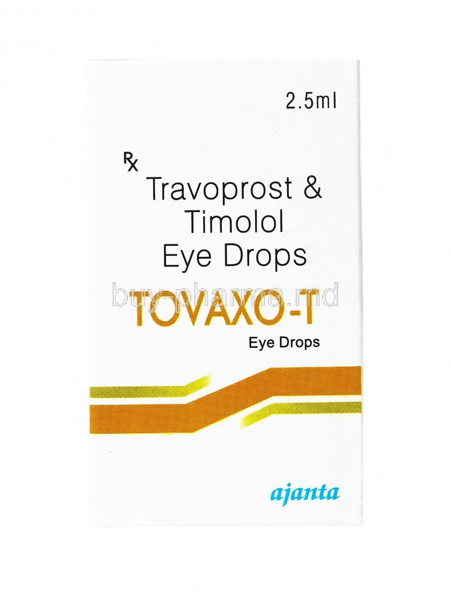 Tovaxo-T Eye Drop, Timolol and Travoprost