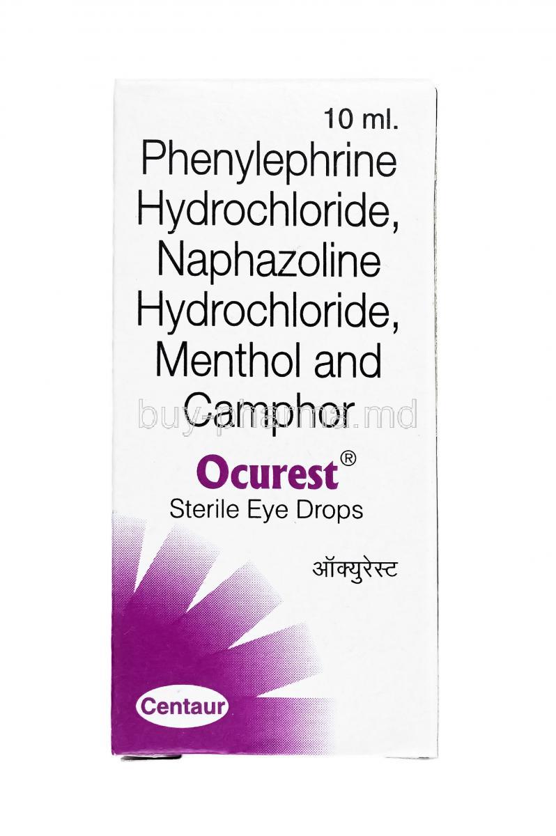 Ocurest Eye Drop, Naphazoline and Phenylephrine