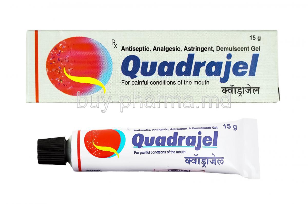 Quadrajel Gel, Lidocaine, Chlorhexidine Gluconate and Metronidazole
