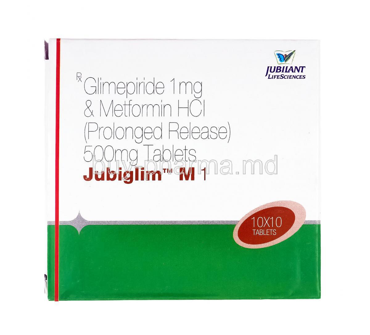 Jubiglim M, Glimepiride andMetformin
