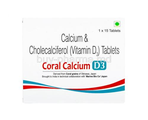 Coral Calcium D3, Calcium and Vitamin D3
