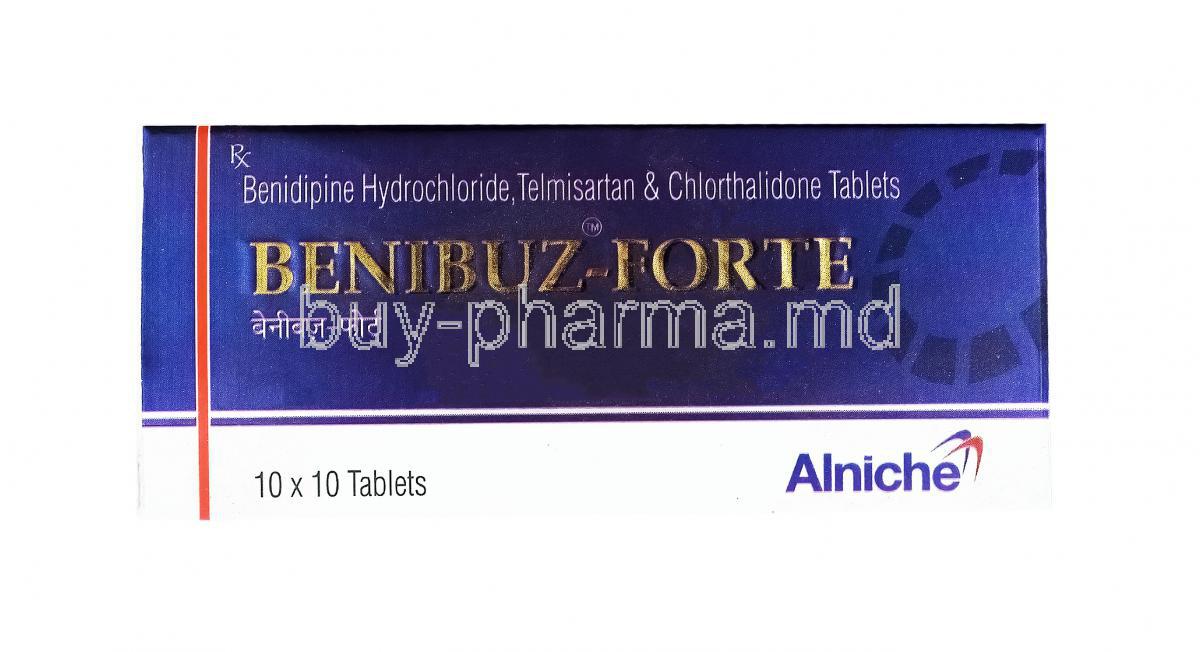 Benibuz-Forte, Benidipine, Telmisartan and Chlorthalidone