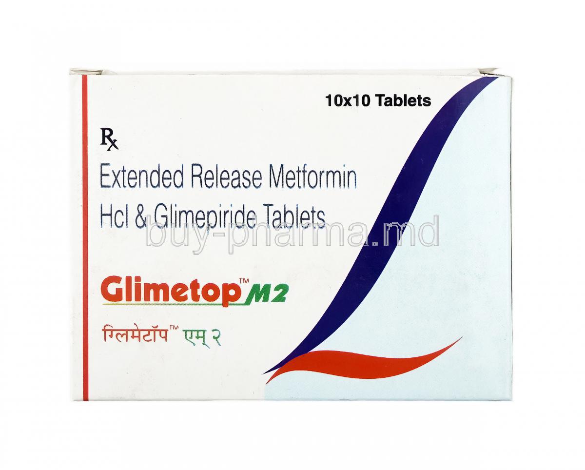 Glimetop M, Glimepiride and Metformin