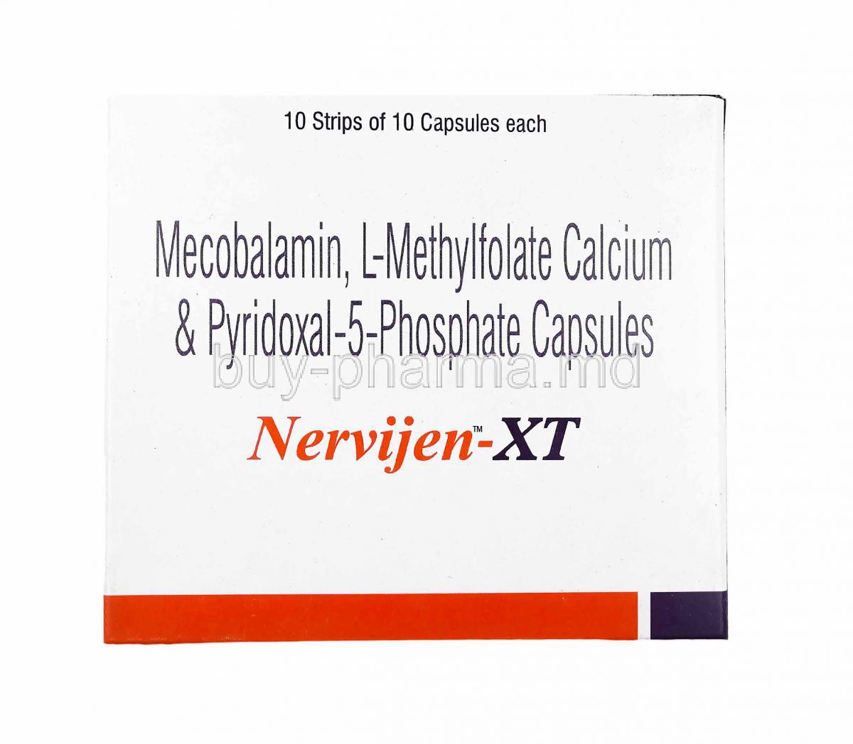 Nervijen-XT, L-Methylfolate, Pyridoxine and Methylcobalamin