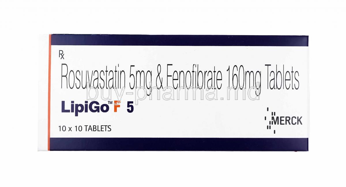 Lipigo F, Fenofibrate and Rosuvastatin