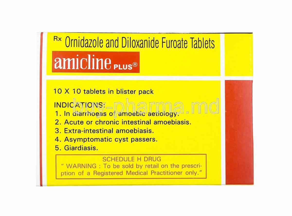 Amicline Plus, Ornidazole and Diloxanide