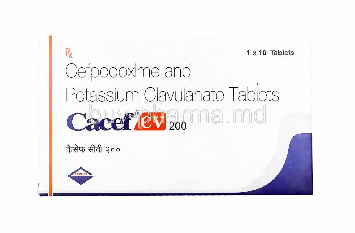 Cacef CV, Cefpodoxime and Clavulanic Acid