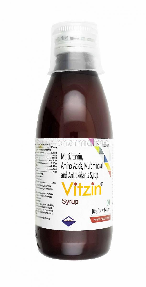 Vitzin Syrup bottle