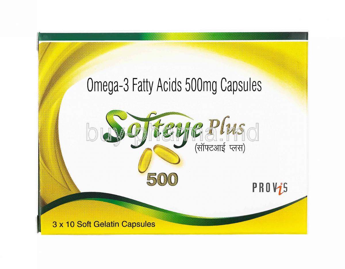 Softeye Plus, Omega-3 and Fatty Acids