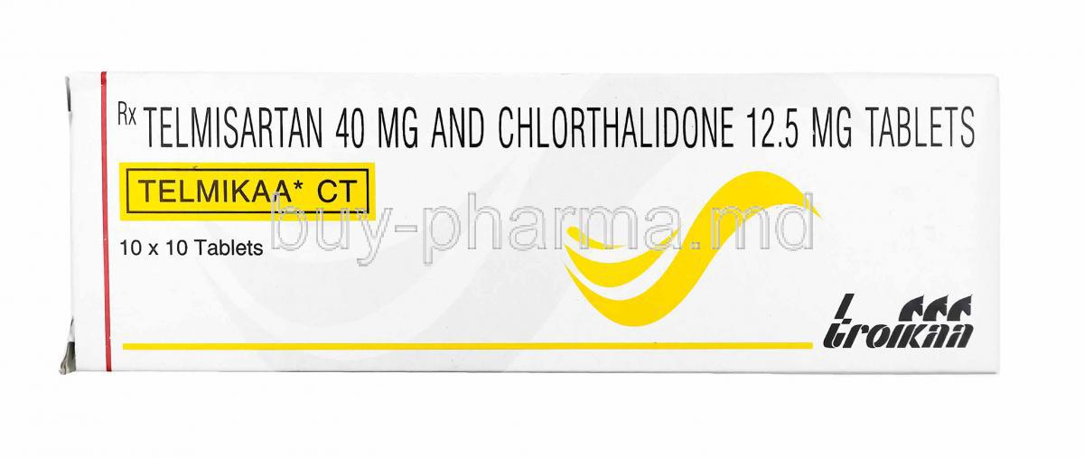 Telmikaa CT, Telmisartan and Chlorthalidone