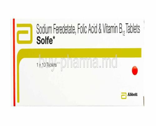Solfe, Iron, Folic acid, Zinc and Vitamin B12