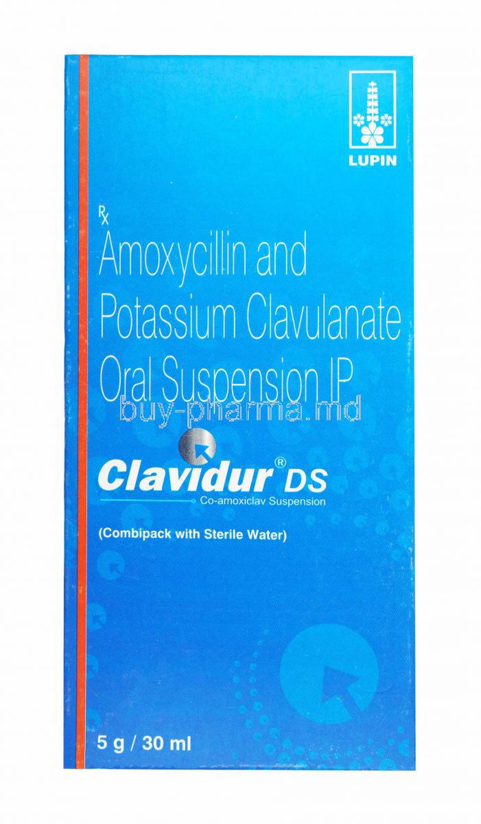 Clavidur DS Oral Suspention, Amoxicillin and Clavulanic Acid
