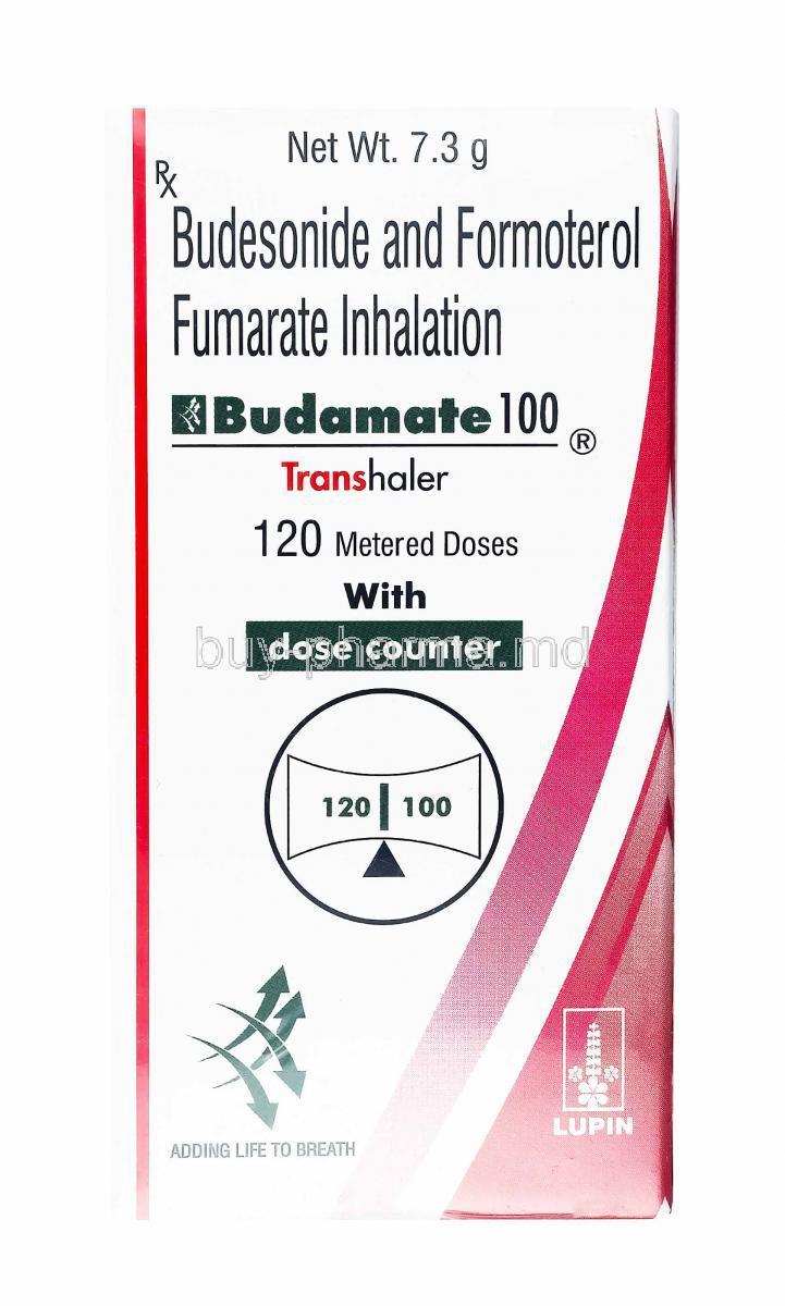 Budamate Inhalation, Formoterol and Budesonide 100mcg
