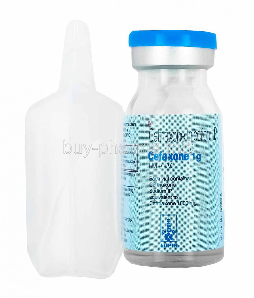 Cefaxone Injection, Ceftriaxone 1000mg vial