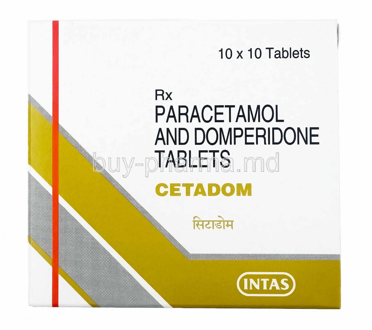 Cetadom, Domperidone and Paracetamol