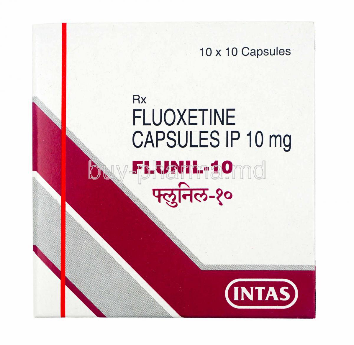 Flunil, Fluoxetine 10mg