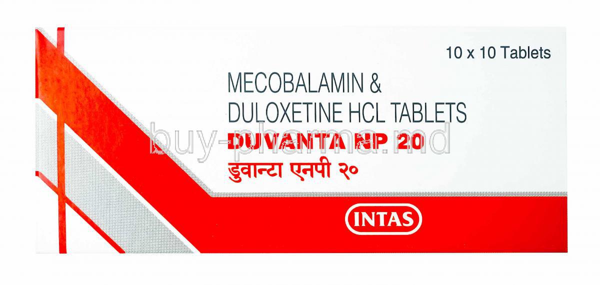 Duvanta NP, Duloxetine and Methylcobalamin
